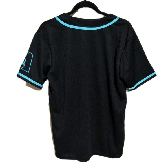 Arizona Diamondbacks AZ DBacks Teal Black Serpientes Jersey Baseball M - Picture 2 of 4